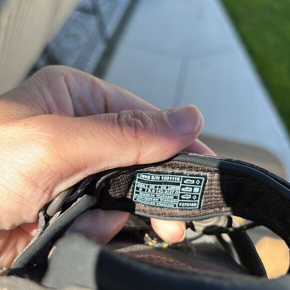 Teva Forbay Black Brown Outdoor Fishing Hiking walking Men’s Sandals size 9 NWOT - Picture 7 of 8